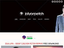 Tablet Screenshot of jolyonpetch.com